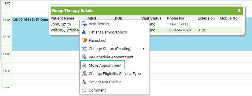 Group therapy (Move-2)